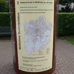 Litfaßsäule Bodenschutz in Mülheim and der Ruhr