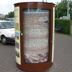 Litfaßsäule Entstehung der Ruhrauenbodens II