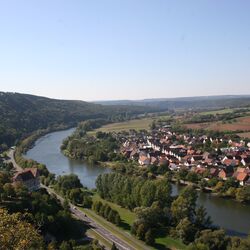 Die Landschaft an der Station Homburg