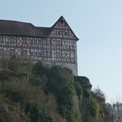 Blick auf das Schloss Homburg