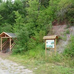  Die überdachte Bodenstation an der Station Zeil am Main