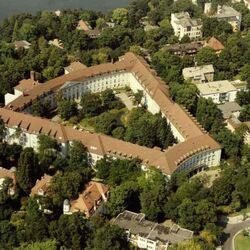 Luftbild des UBA am Bismarckplatz