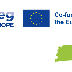Abgebildet ist das von Interreg vorgegebene NiCE Projektlogo.