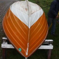 Wakenitz, Motorboot nach einer halbstündigen Reinigung