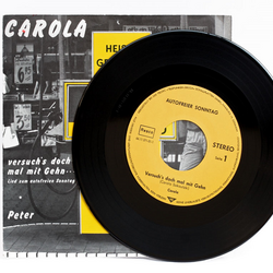 Schallplatte "Versuch´s doch mal mit gehn" von "Carola".