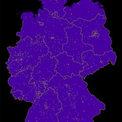 Eine Karte zeigt die Standorte der Bibliotheken, bei denen Sie das Energiesparpaket ausleihen können.