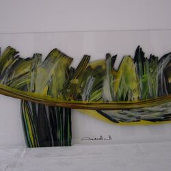 Palmenbild, schlicht naturalistisch 