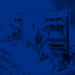 Presse: aus der Müllwolle werden Platten gepresst