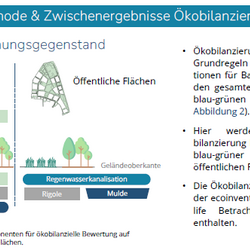 Poster zur Thematik Schwammstadt