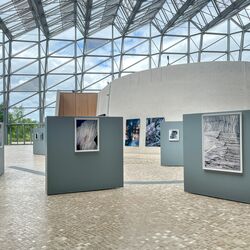 Bilder im Forum des Umweltbundesamtes in Dessau-Roßlau