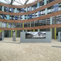 Bilder im Forum des Umweltbundesamtes in Dessau-Roßlau