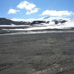 Not all of the Antarctic is covered by ice