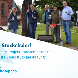 Mitglieder des Beirats für Umwelt- und Klimaschutz mit den Samentüten.