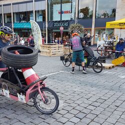 Lastenradrennen in Fürth zum Mobilitätstag