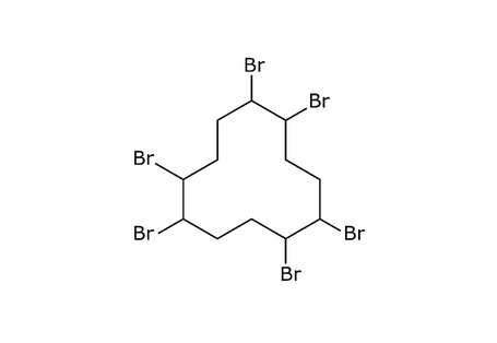 Strukturformel von HBCDD