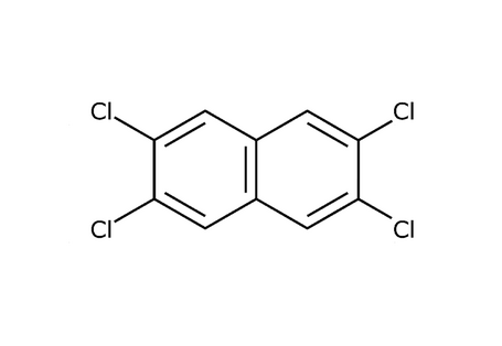 Strukturformel von Polychlorierten Naphthalinen