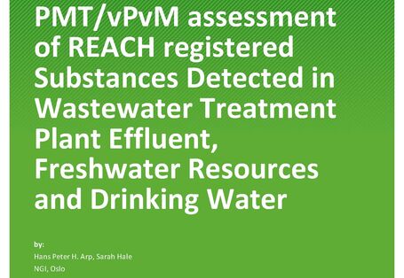 Cover der Publikation TEXTE 20-2023 assessment-REACH-Wastewater
