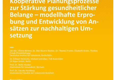 Cover von der Publikation 2023-04-25_UUG_01-2023_Kooperative-Planungsprozesse-Stärkung