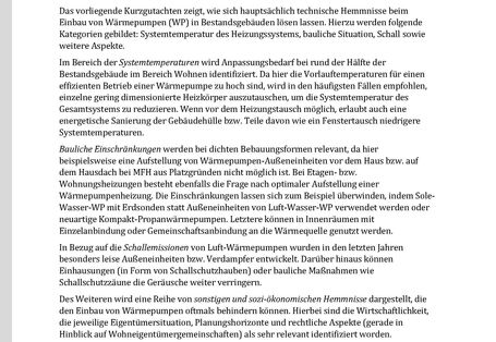 Cover von 2023-05-25_Factsheet_Lösungsoptionen_Wärmepumpen_Gebäudebestand