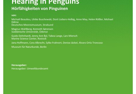 Cover des Berichts "Hearing in Penguins: Hörfähigkeiten von Pinguinen"