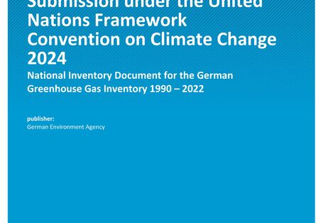 Cover of report "Submission under the United Nations Framework Convention on Climate Change 2024" 