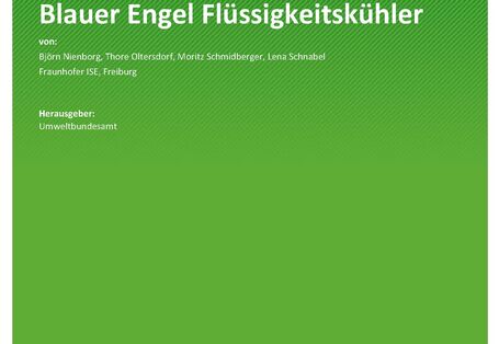 Cover des Berichts "Blauer Engel Flüssigkeitskühler"
