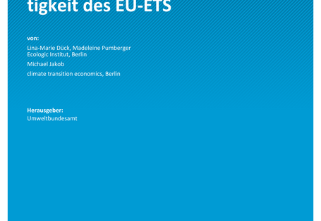 Cover des Berichts "Rechtsgutachten zur Krisenfestigkeit des EU-ETS"