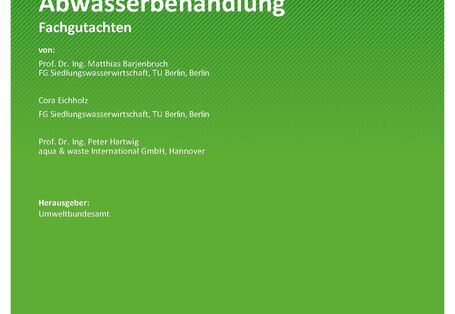 Cover des Berichts "Fällmittelnotstand bei der Abwasserbehandlung"