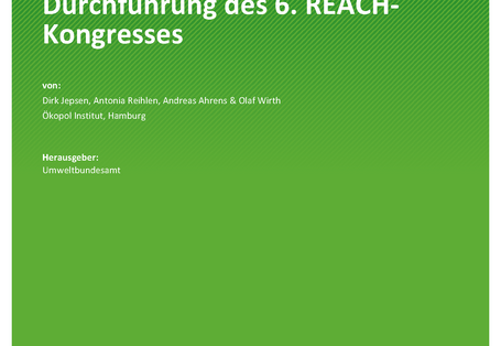 Cover des Berichts "Durchführung des 6. REACH-Kongresses"