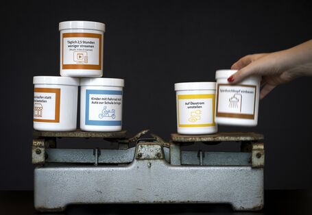 Die Klimawaage gibt spielend leicht eine Antwort darauf, worauf es bei Klimaschutz im Alltag ankommt.