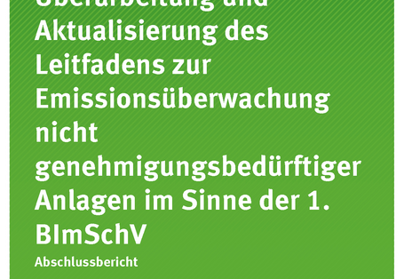 Cover der Publikation Texte 59/2017 Aktualisierung des Leitfadens zur Emissionsüberwachung