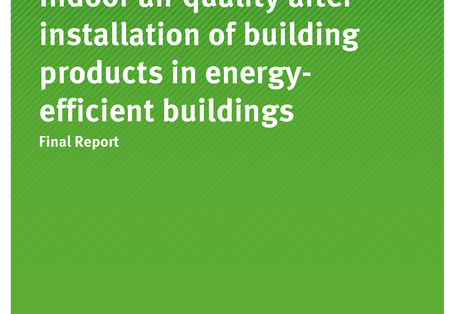 Cover of publication 73/2017 Indoor air quality after installation of building products in energy-efficient buildings