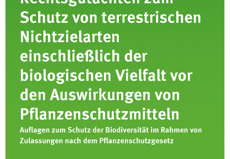 Cover der Publikation Texte 101/2017 Rechtsgutachten zum Schutz von terrestrischen Nichtzielarten einschließlich der biologischen Vielfalt vor den Auswirkungen von Pflanzenschutzmitteln