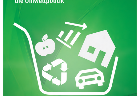Cover der Fachbroschüre Grüne Produkte in Deutschland 2017: Marktbeobachtungen für die Umweltpolitik
