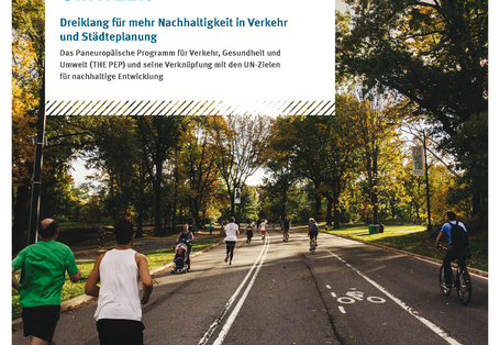 Cover der Fachbroschüre Mobilität - Gesundheit - Umwelt