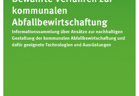 Cover der Publikation Texte 39/2018 Bewährte Verfahren zur kommunalen Abfallbewirtschaftung