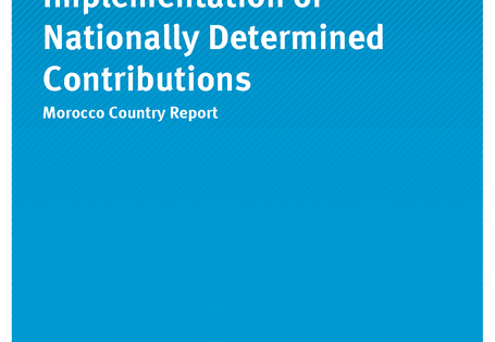 Cover of publication Climate Change 30/2018 Implementation of Nationally Determined Contributions - Morocco
