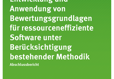 Cover der Publikation Texte 105/2018 Entwicklung und Anwendung von Bewertungsgrundlagen für ressourceneffiziente Software unter Berücksichtigung bestehender Methodik