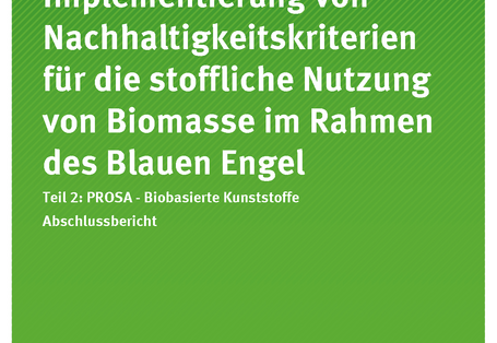 Cover der Publikation TEXTE 88/2019 Implementierung von Nachhaltigkeitskriterien für die stoffliche Nutzung von Biomasse im Rahmen des Blauen Engel