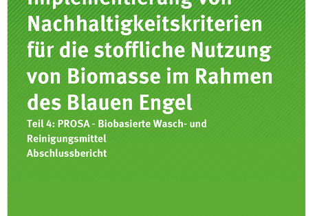 Cover der Publikation TEXTE 90/2019 Implementierung von Nachhaltigkeitskriterien für die stoffliche Nutzung von Biomasse im Rahmen des Blauen Engel