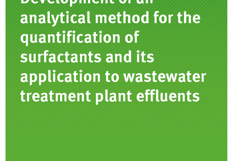 Cover der Publikation TEXTE 108/2019 Development of an analytical method for the quantification of surfactants and its application to wastewater treatment plant effluents