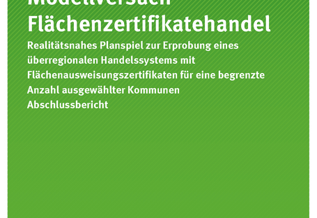 Cover der Publikation TEXTE 116/2019 Modellversuch Flächenzertifikatehandel