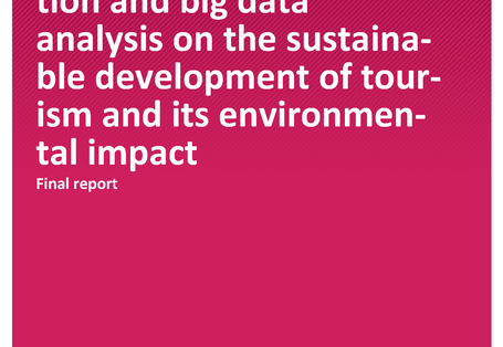 Cover of publication UIB 08/2019 The impact of digitisation and big data analysis on the sustainable development of tourism and its environmental impact