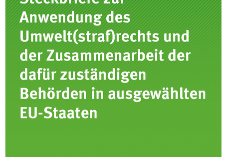 Cover der Publikation TEXTE 34/2020 Steckbriefe zur Anwendung des Umwelt(straf)rechts und der Zusammenarbeit der dafür zuständigen Behörden in ausgewählten EU-Staaten