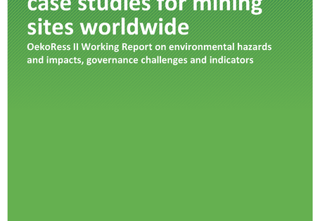 Cover of publication TEXTE 81/2020 Comparative analysis of case studies for mining sites worldwide