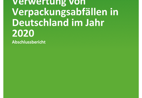 Cover der Publikation TEXTE 109/2022 Aufkommen und Verwertung von Verpackungsabfällen in Deutschland im Jahr 2020