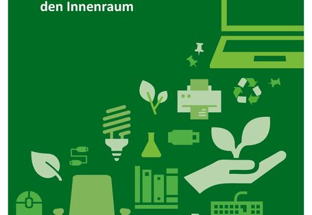 Cover Leitfaden umweltfreundliche öffentliche Beschaffung: Emissionsarme Putze für den Innenraum