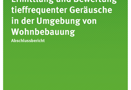 Cover der Publikation TEXTE 134/2020 Ermittlung und Bewertung tieffrequenter Geräusche in der Umgebung von Wohnbebauung