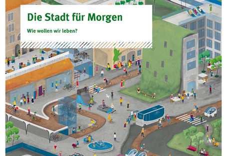 Cover der Broschüre Die Stadt für Morgen