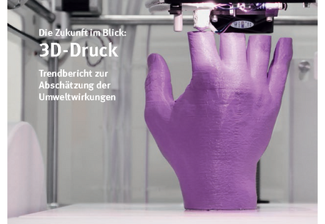 Cover der Fachbroschüre Die Zukunft im Blick: 3D-Druck